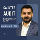 CA Inter Audit | Exam Oriented Batch By CA Rishabh Jain | For Jan 26 Exams